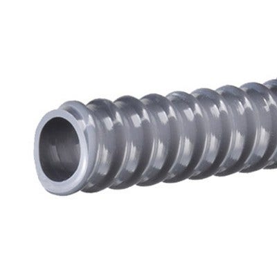 Tigerflex Corrigated Gray PVC Drain Hose 1/2" x .67", 100 Ft | Accuflex DHG05MMX100