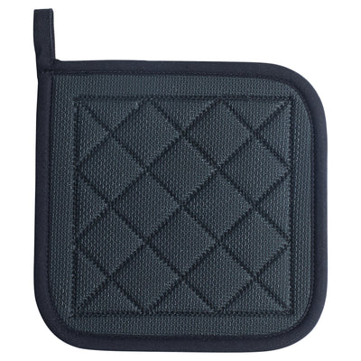 Winco PH-8N 8 Inch Neoprene Pot Holder Black Stain and Water Resistant