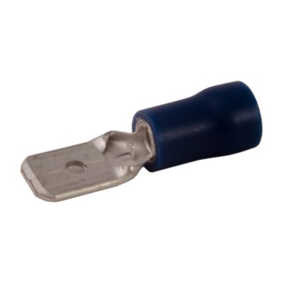 DiversiTech® Solderless Terminal 16-14 AWG Crimped Slip-On Male Pack of 22 6219