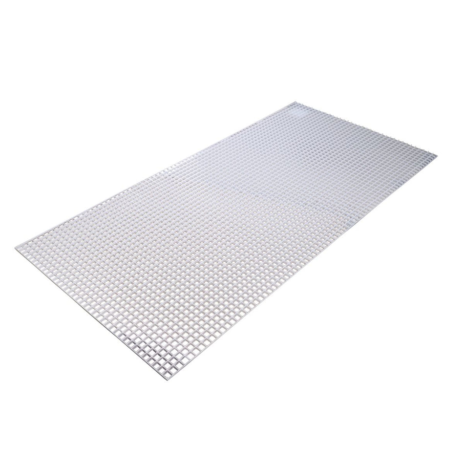 DiversiTech 650-200, 2'x4'x3/8 Return Air Grille, White Polystyrene Wall & Ceiling Vent Cover
