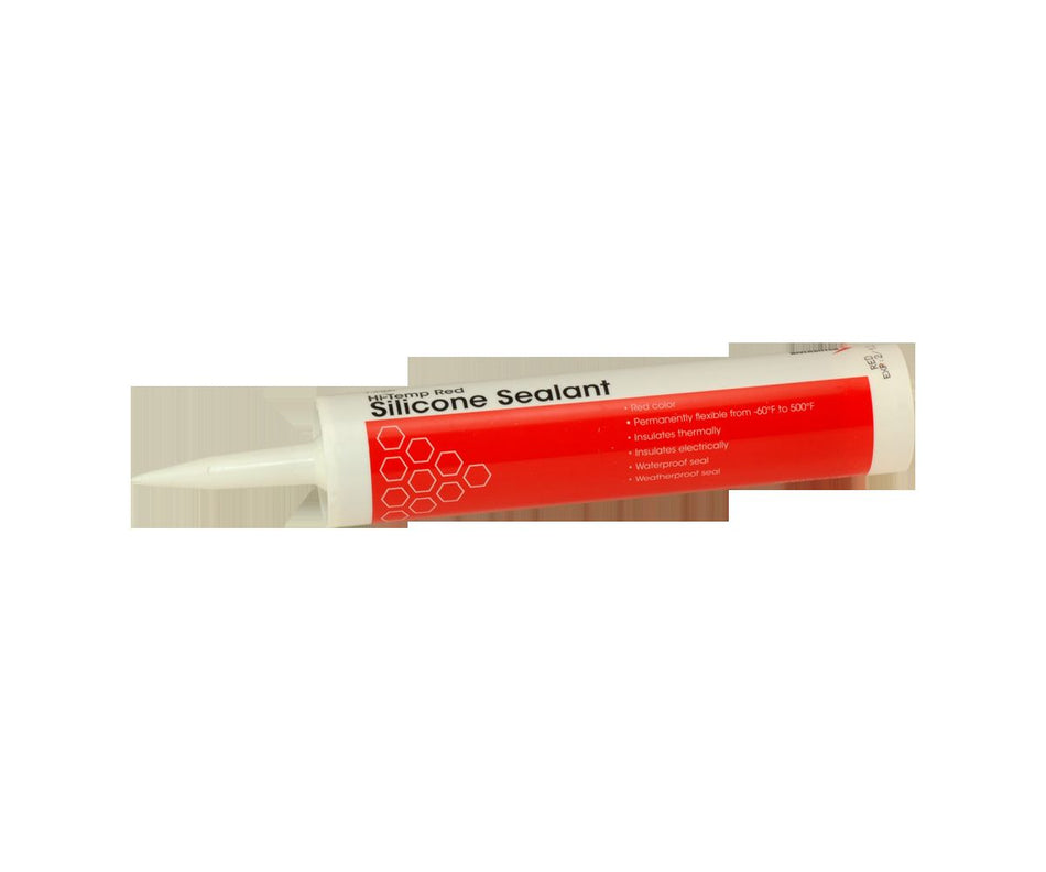 DiversiTech 7-4300, 876765 - High Temp Red Silicone Sealant 10.1 oz Cartridge