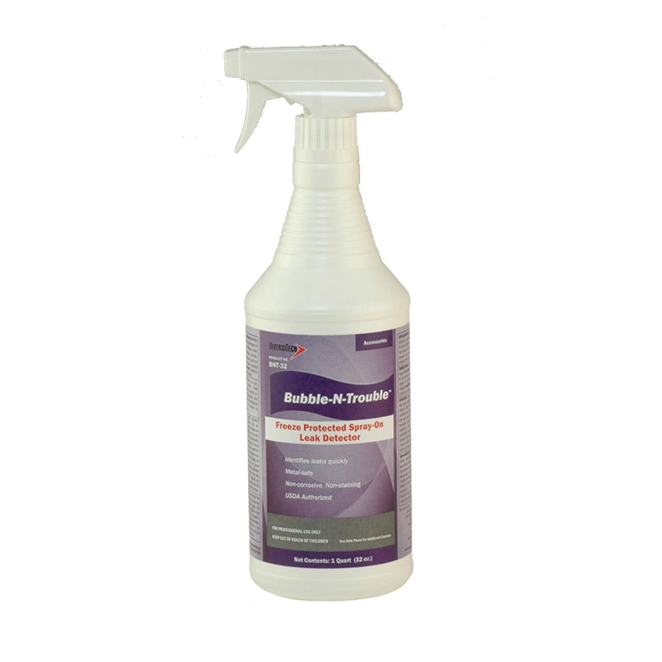 DiversiTech BNT-32, Bubble-N-Trouble Freeze Protected Spray-On Leak Detector, 32 oz