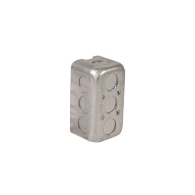 DiversiTech® Outlet Box Galvanized Steel 4" x 2-1/8" PI360