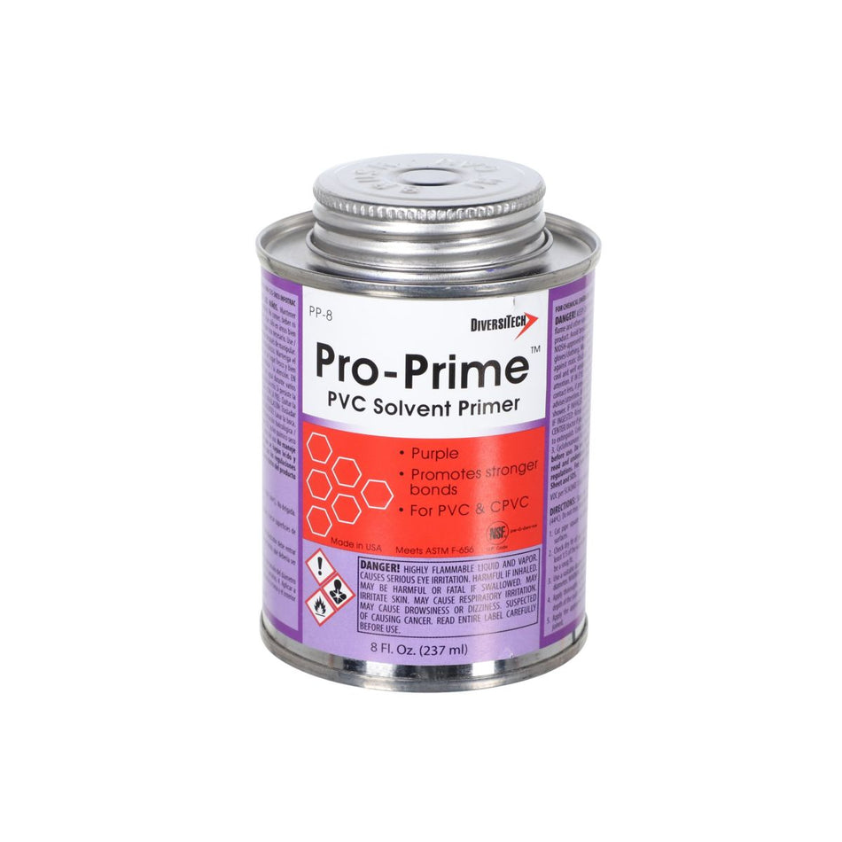 DiversiTech PP-8, Pro-Prime Purple 8 oz Brush-Top Container Primer