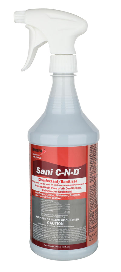 DiversiTech SANI-CND-32, SANI C-N-D Coil and Drain Pan Disinfectant 32 oz Container