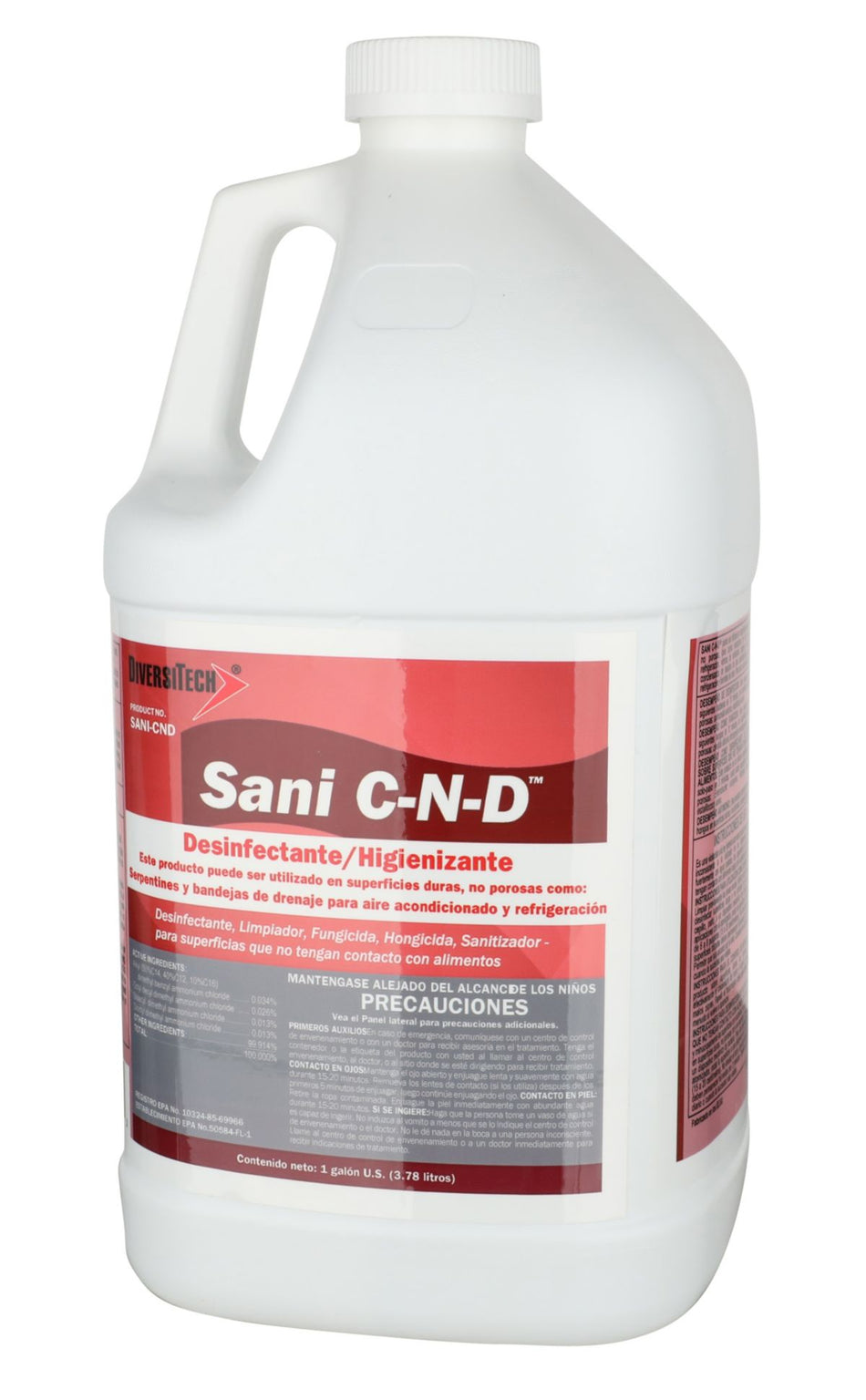 DiversiTech SANI-CND, SANI C-N-D Coil and Drain Pan Disinfectant 1 Gallon Container
