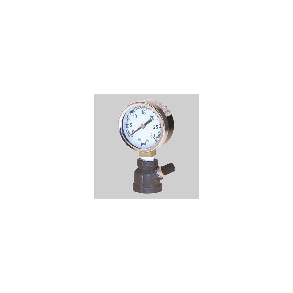 DiversiTech TG-30-1, Leak Test Gauge, 1 in FPT Connection, 30 PSI