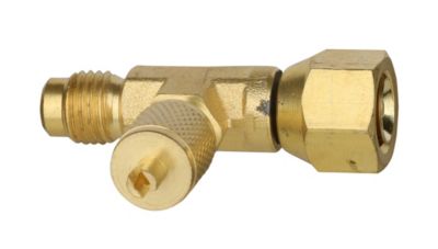 DiversiTech® Access Tee 1/4" Female/Male Stainless, Brass VST-44
