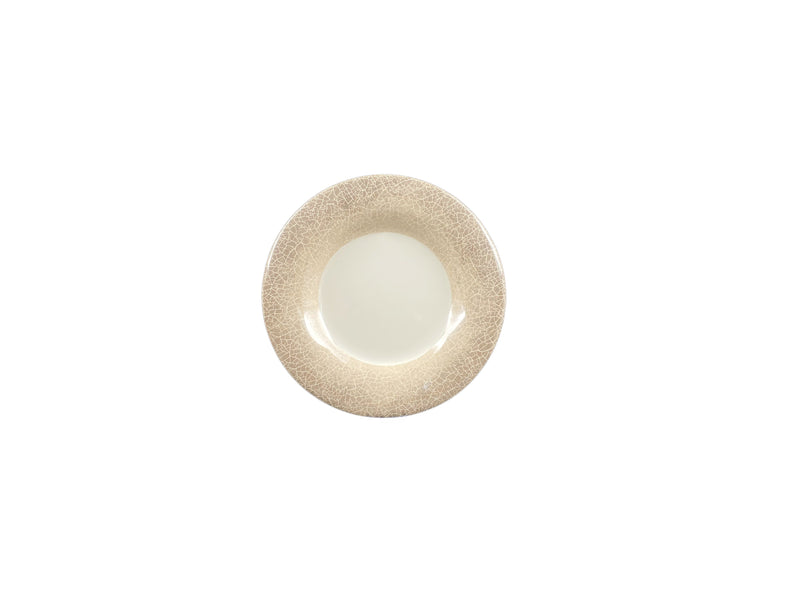 Thunder Group DM005J 5-1/2 Inch Round Plate Melamine Jazz Wide Rim