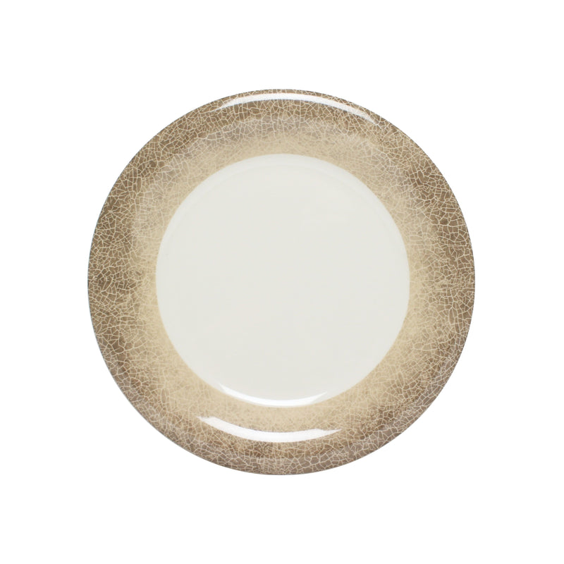 Thunder Group DM006J 6-1/2 Inch Round Plate Melamine Jazz Wide Rim