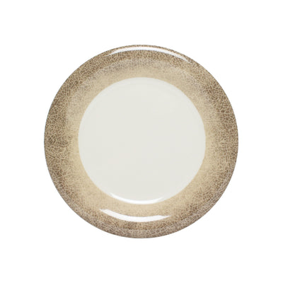 Thunder Group DM006J 6-1/2 Inch Round Plate Melamine Jazz Wide Rim