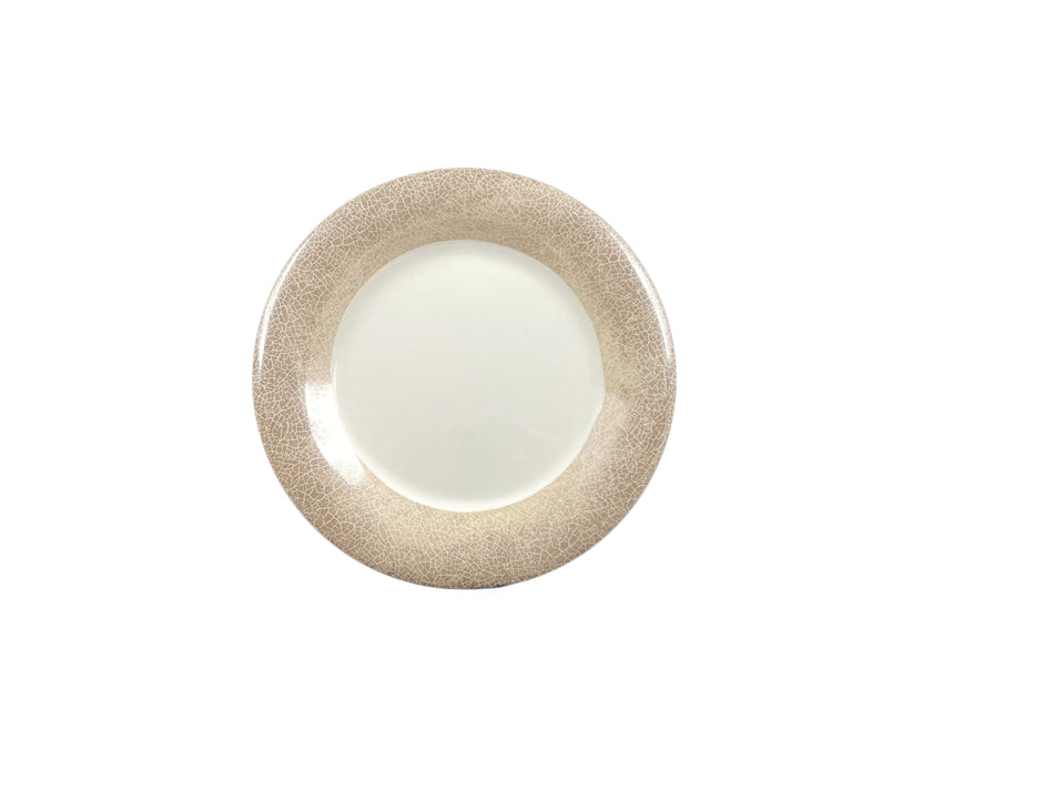 12 Pack 7-5/8" Diameter x 3/4" Height, Wide Rim Dinner Plate, Jazz Dinnerware, Melamine, BPA Free, Dishwasher Safe, Break-Resistant, Shatter-Resistant, No Microwave, No Oven, NSF