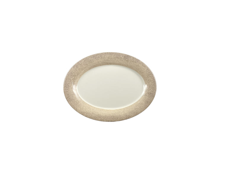 Thunder Group DM209J 9-1/2 Inch Oval Melamine Platter NSF Certified with Jazz Design