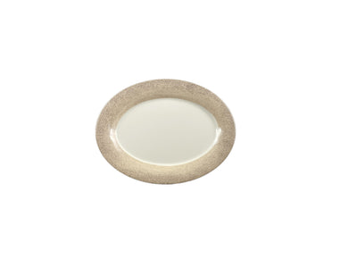 Thunder Group DM209J 9-1/2 Inch Oval Melamine Platter NSF Certified with Jazz Design