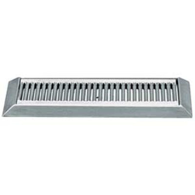 Micro Matic DP-420LD 16 Inch Surface Mount Drip Tray Trough Stainless Steel with Louvered Screen