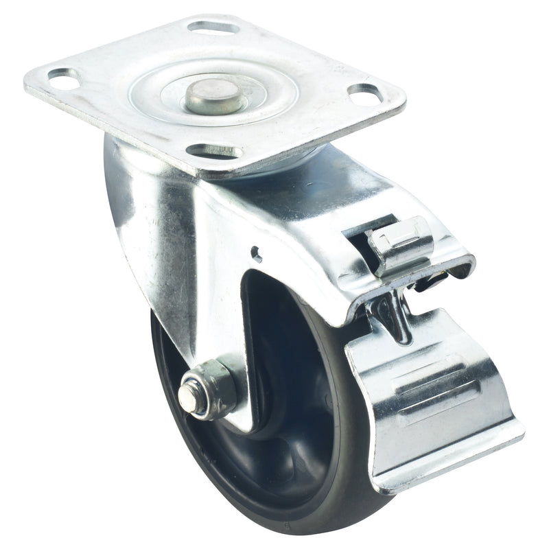 Winco AWRC-5HK 5 Inch Caster with Brake for Heavyweight Equipment