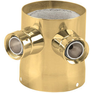 Micro Matic DT-2HKB 3 Inch Column Draft Beer System Brass Tower Adapter