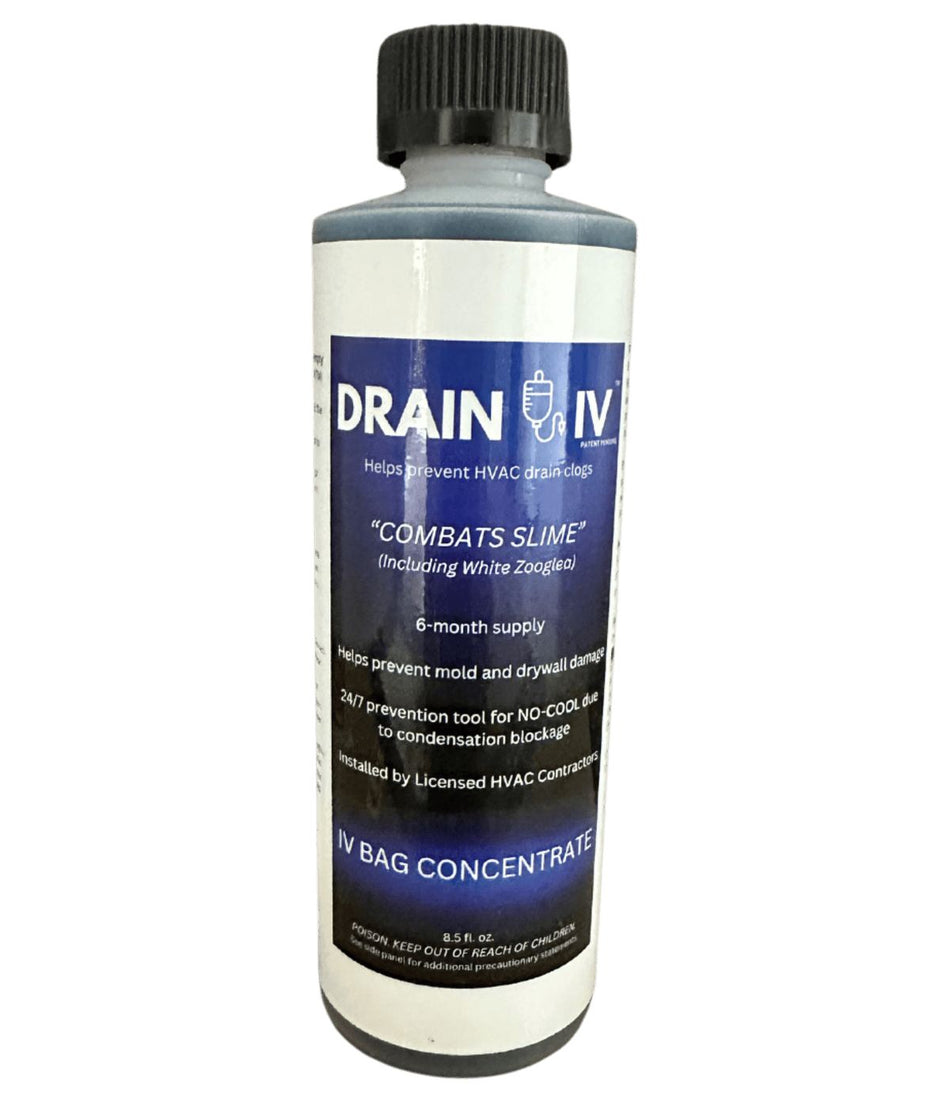 Drain IV DRAINIV-CON-8.5OZ, 8.5 oz Cleaner Concentrate Refill, Condensate Drain Treatment