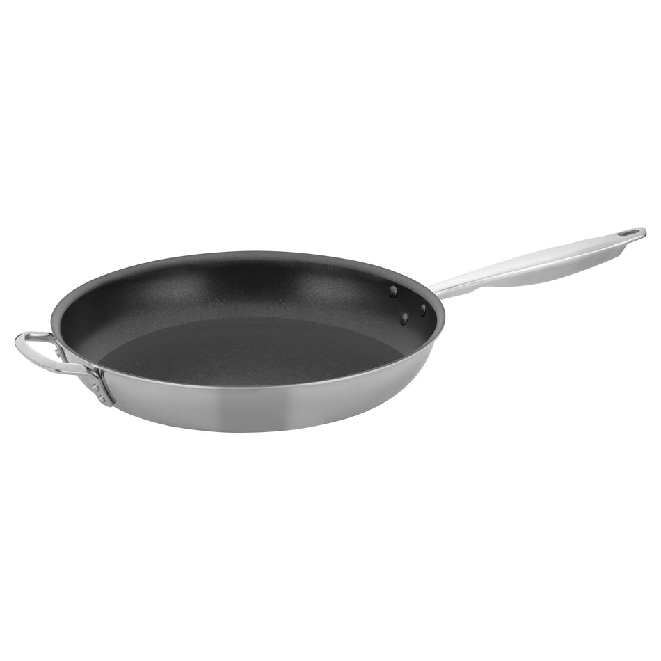 Winco TGFP-14NS 14 Inch Induction-Ready Fry Pan with Riveted Handles
