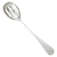 Winco 0030-24 11-1/2 Inch Slotted Serving Spoon with Mirror Finish Stainless Steel