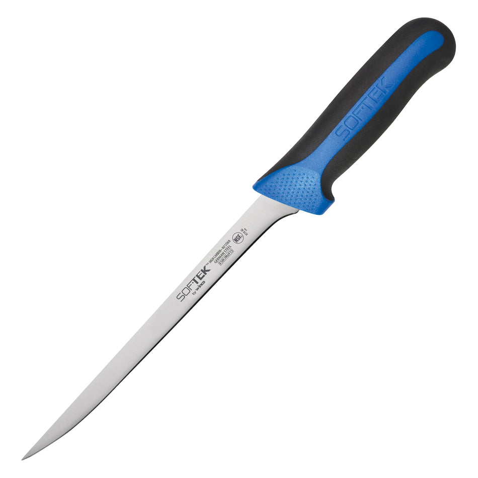 Winco KSTK-82 8 Inch Blade Flexible Knife High Carbon Non-Slip TPR Handle