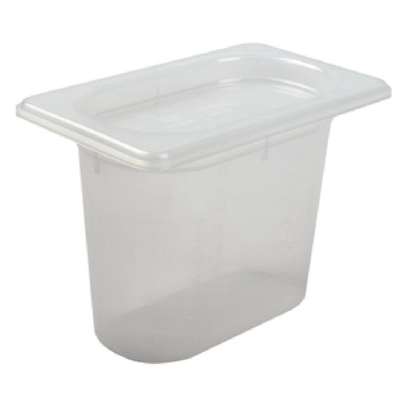 Carlisle MP19 1 Quart BPA Free ModPan with Lid Stackable Plastic Food Pan