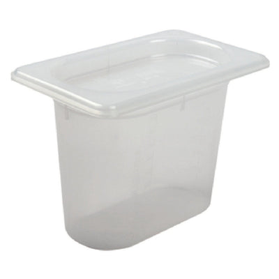 Carlisle MP19 1 Quart BPA Free ModPan with Lid Stackable Plastic Food Pan