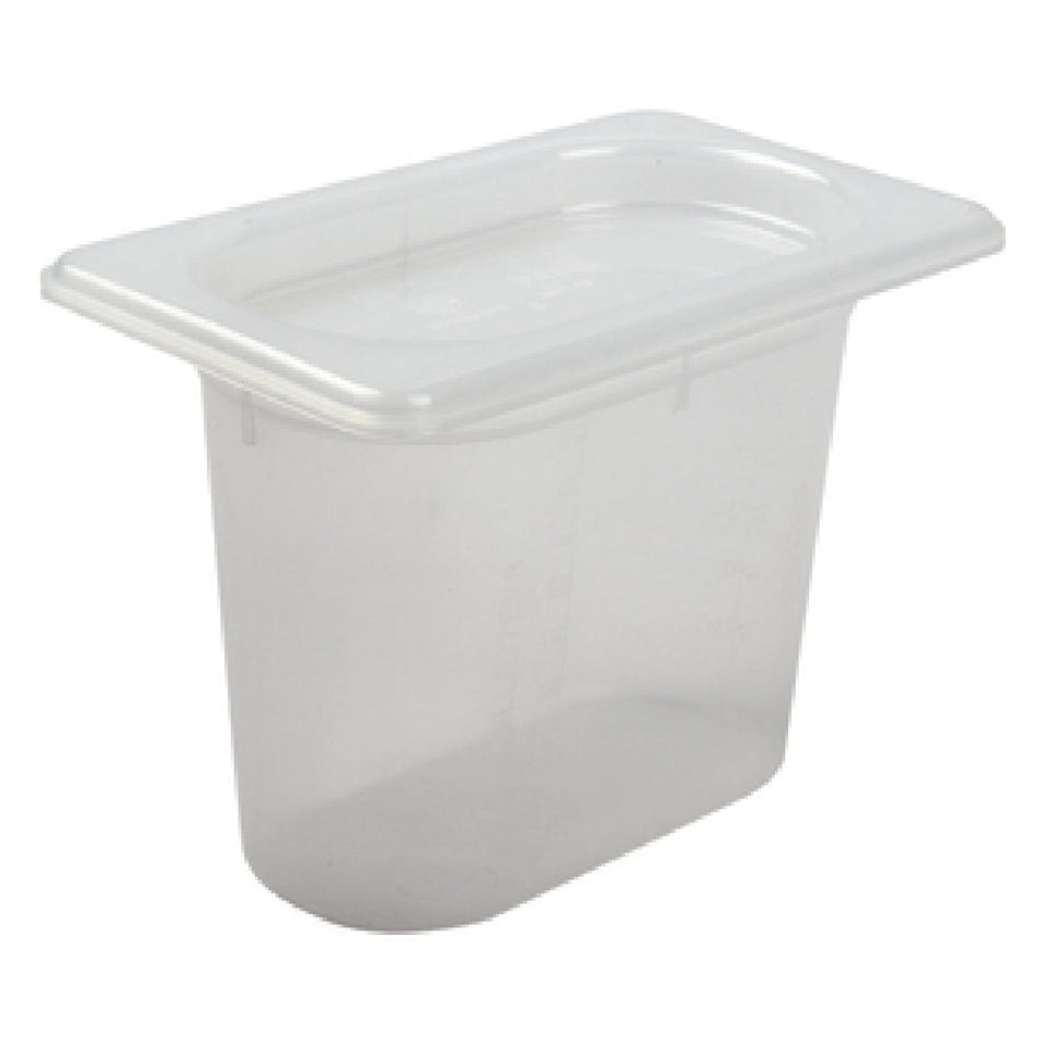 Carlisle MP19 1 Quart BPA Free ModPan with Lid Stackable Plastic Food Pan