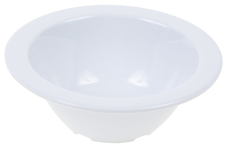 Winco MMB-5W 5 Oz Fruit Bowl Round Dishwasher Safe White Melamine