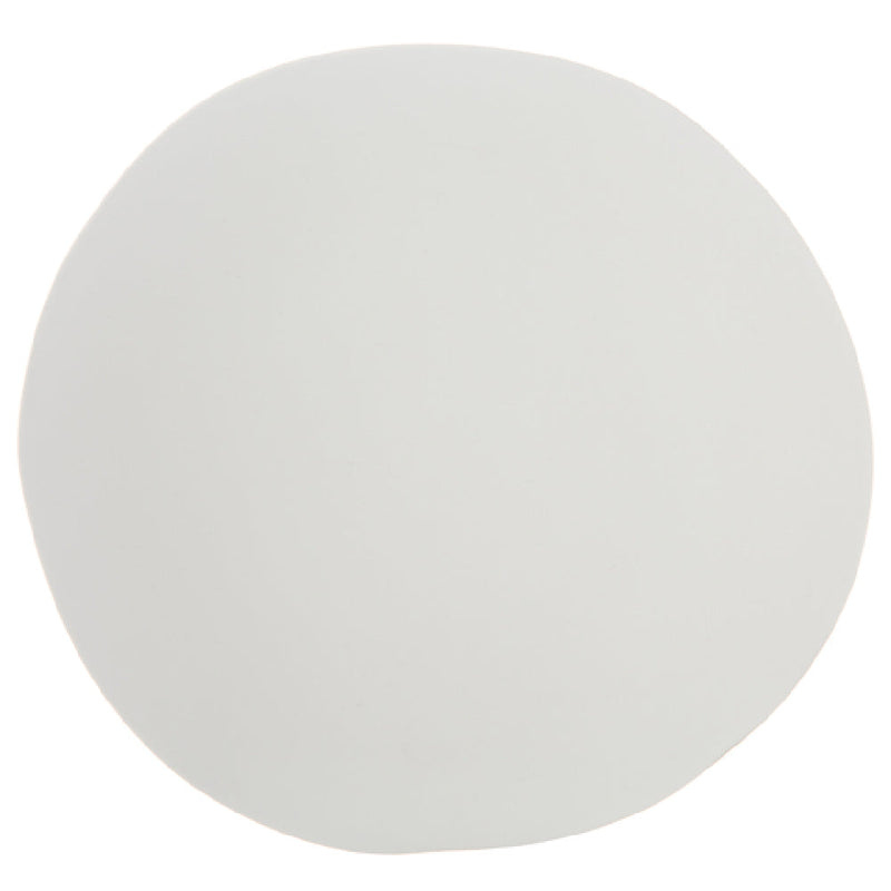Carlisle 5310423 9 Inch Ridge Plate Freeform Melamine Gray Dishwasher Safe