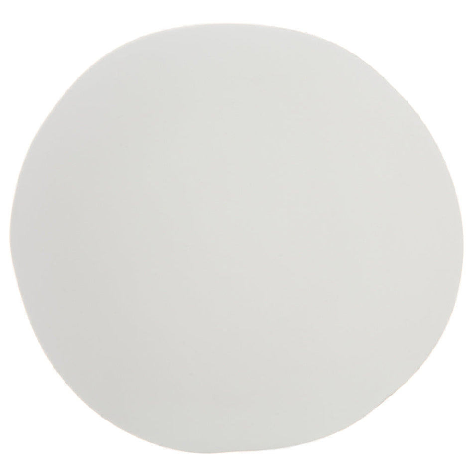 Carlisle 5310423 9 Inch Ridge Plate Freeform Melamine Gray Dishwasher Safe
