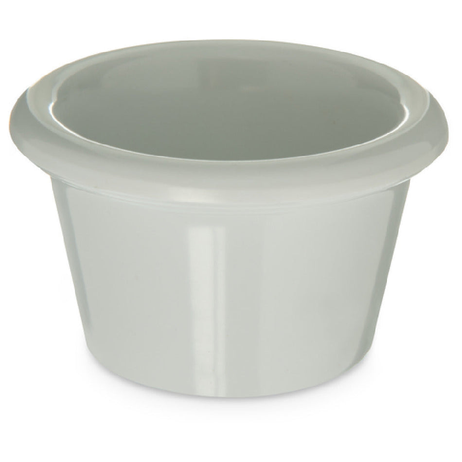Carlisle S27502 1-1/2 Oz Ramekin Smooth Dishwasher Safe Stain Resistant Melamine White