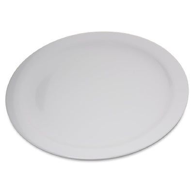Carlisle 4350002 10-Inch Diameter Reinforced Rim Dinner Plate White Melamine