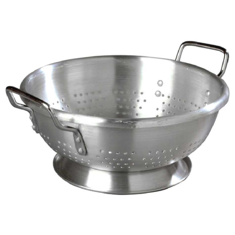 Carlisle 60278 8 Qt. Colander Aluminum Rolled Edge Dishwasher Safe