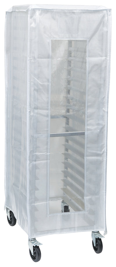 Winco ALRK-20-HC 23 Inch Sheet Pan Rack Cover Heavy Duty with Window White
