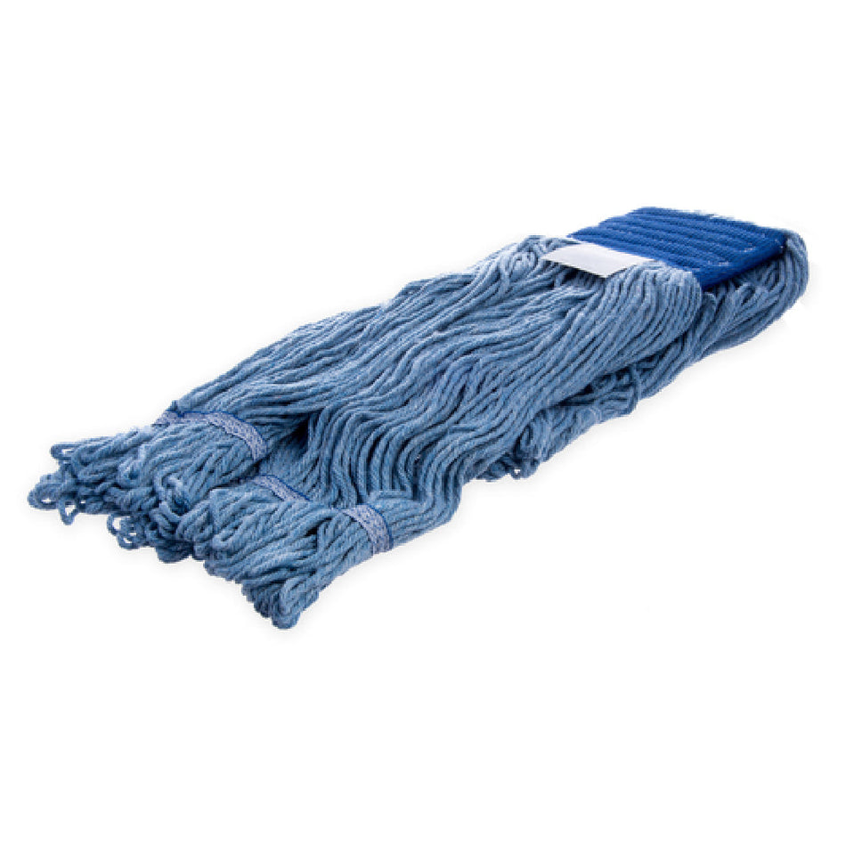 Carlisle 36946014 18 Inch X-large Looped End Mop Head Blue Cotton Blend