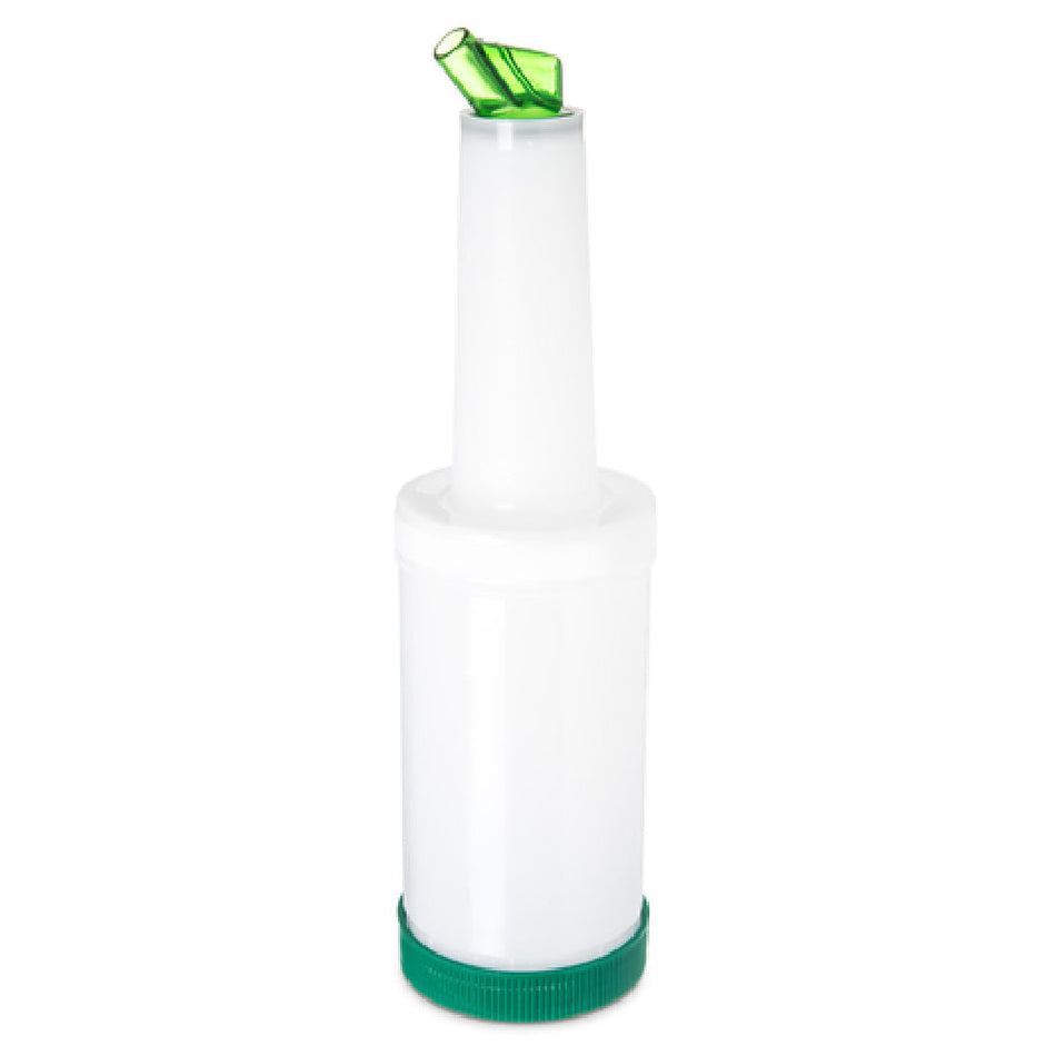 Carlisle PS601N09 32 Oz Green Drink Bar Mix Pourer Complete Unit with Break Resistant