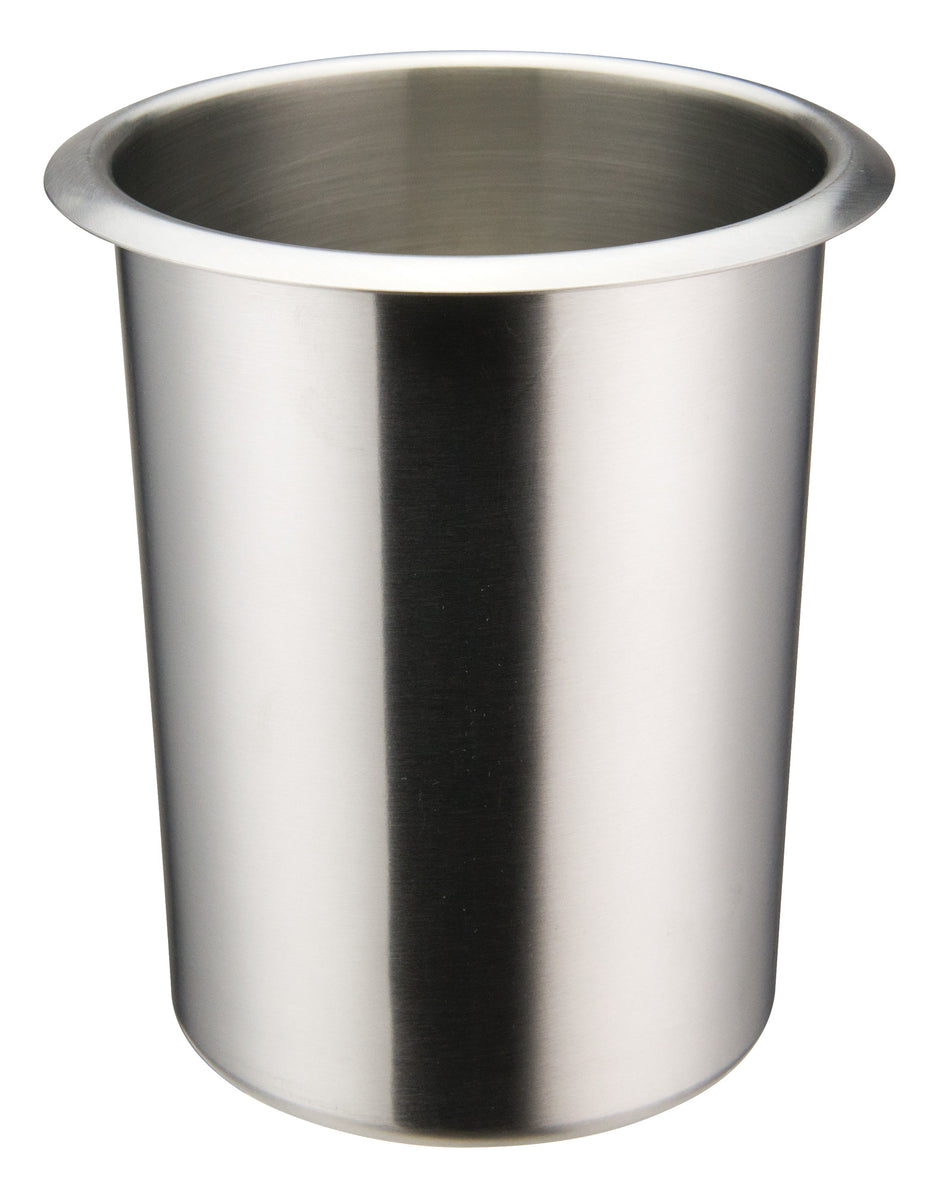 Winco BAMN-1.25 1-1/4 Qt. Bain Marie Round Stainless Steel Satin Finish