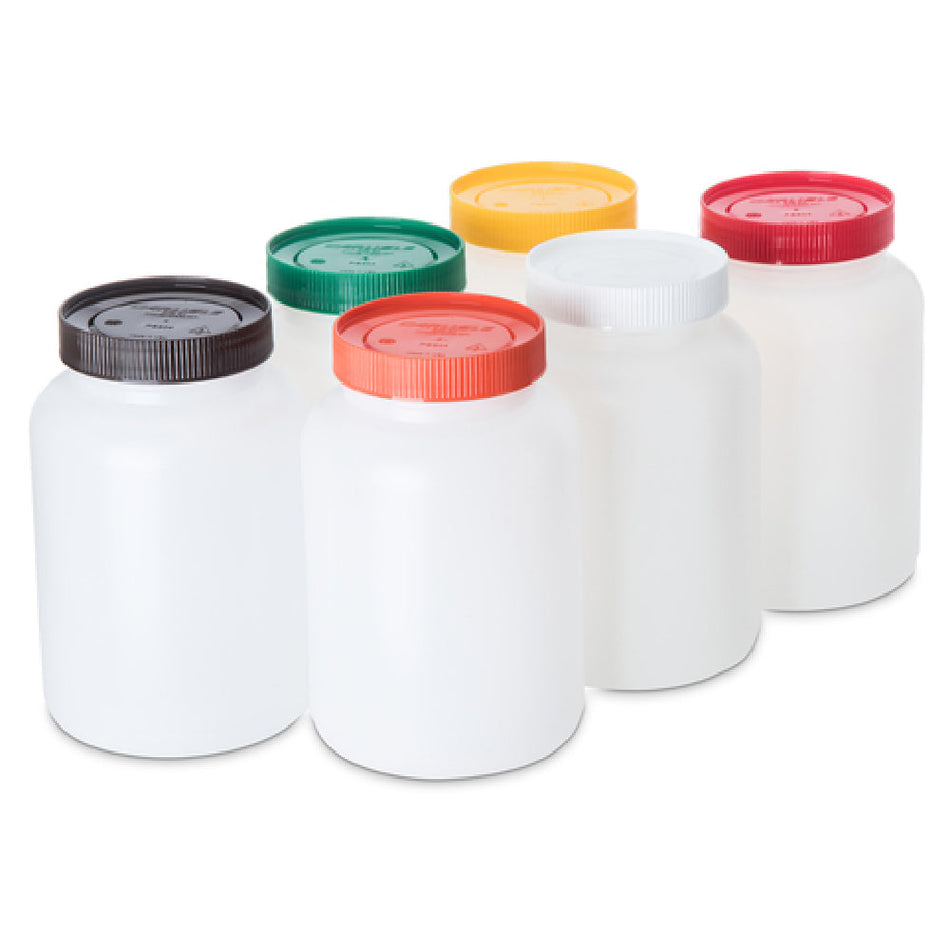 Carlisle PS70200 64 Oz Container and Cap Break-Resistant Polyethylene Assorted Colors