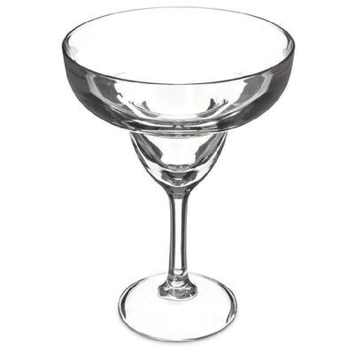Carlisle 565207 16 Oz Dishwasher Safe Clear Margarita Glass with Shatterproof Polycarbonate