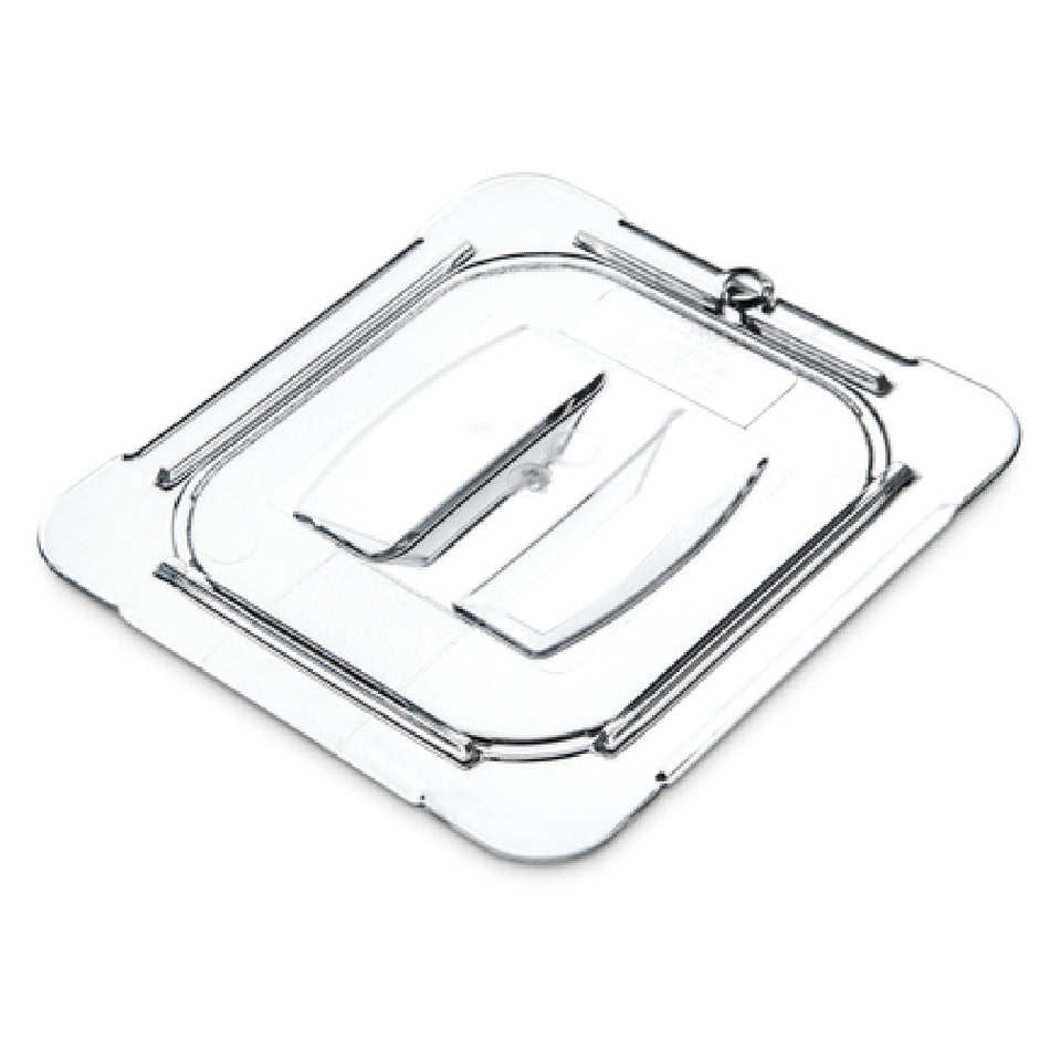 Carlisle 10310U07 6.88 Inch Clear Handled Lid for 1/6 Size Food Pan with NSF