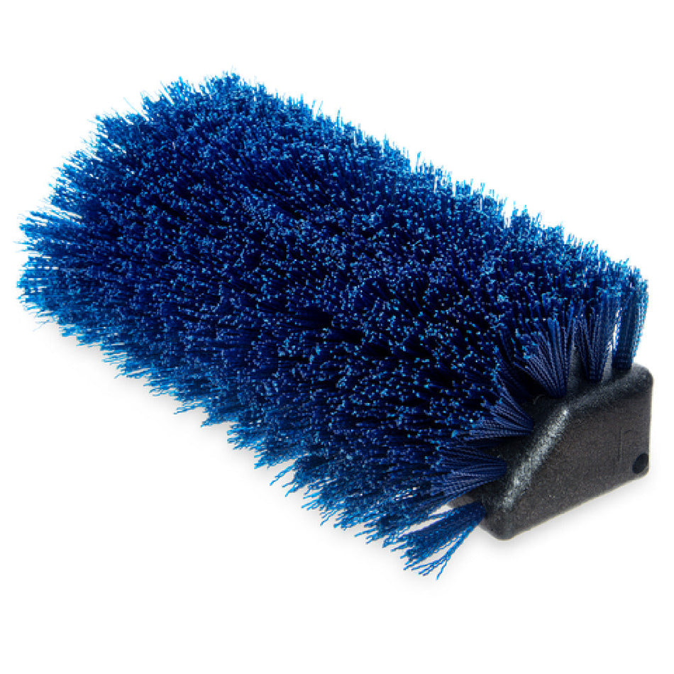 Carlisle 4042514 10 Inch Boot and Shoe Brush Non-absorbent Plastic Block Blue