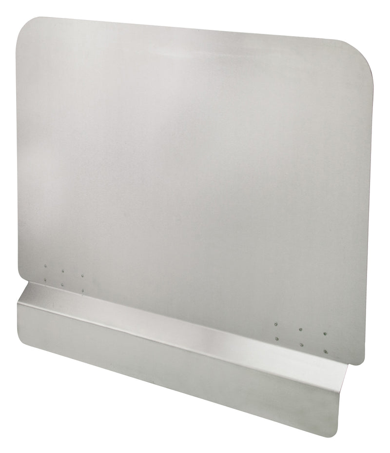 Winco SFSG-2018 20-1/2 Inch Fryer Splash Guard 18 Gauge Stainless Steel with Clips