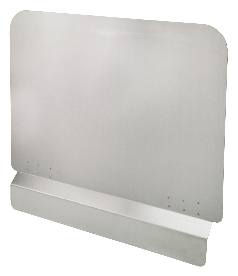 Winco SFSG-2018 20-1/2 Inch Fryer Splash Guard 18 Gauge Stainless Steel with Clips