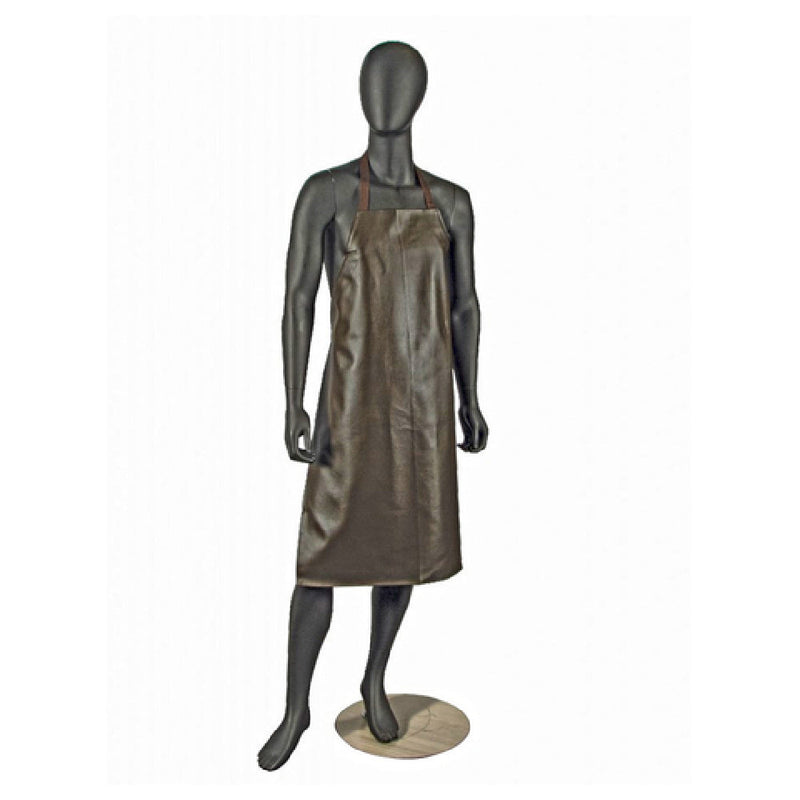 Carlisle 604VBA-BR 25 Inch Waterproof Fire Retardant Bib Apron Brown