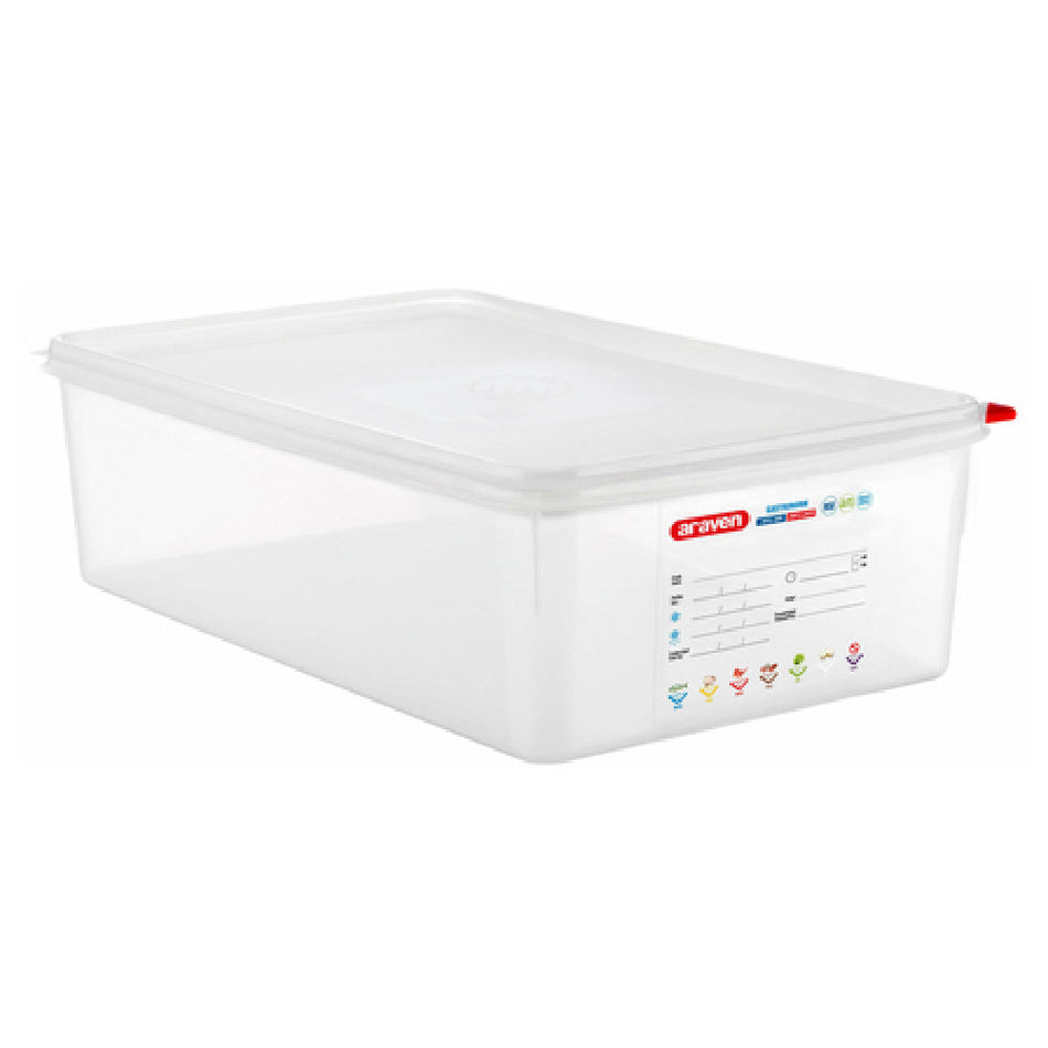 Carlisle 03037 22.2 Quart Food Storage Container with Airtight Lid