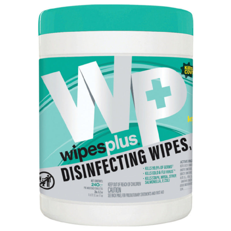 Carlisle 33900 240 Count Disinfecting Surface Wipes Canister White