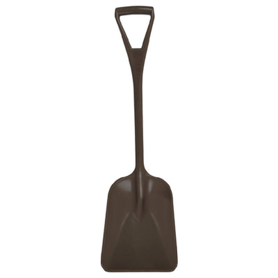 Carlisle 41076EC01 11 Inch Ice Shovel Brown One-Piece Plastic