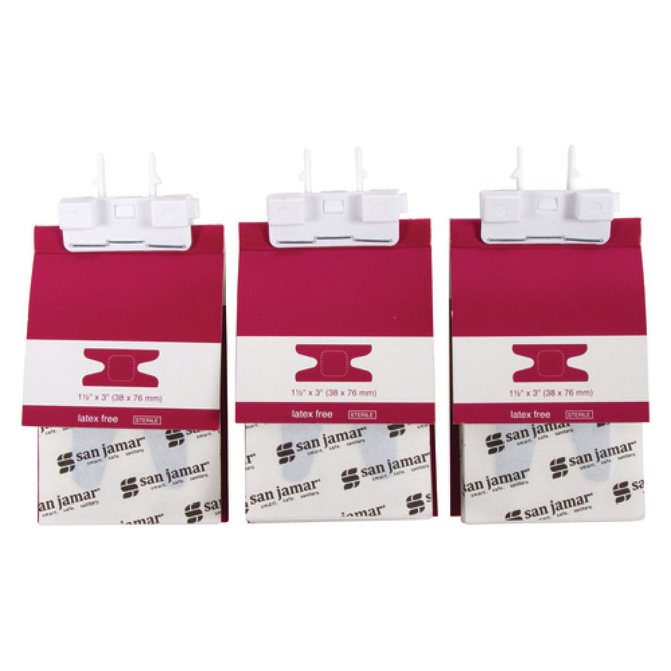 Carlisle MKBR903 3-Pack Knuckle Bandage Refill for Mani-Kare Dispenser Blue