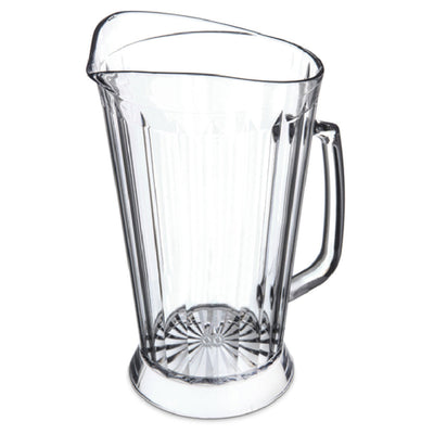 Carlisle 558307 48 Oz Pitcher with Tapered Lip Clear Polycarbonate